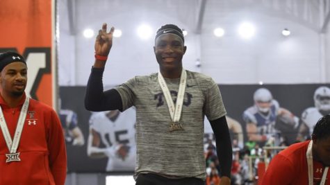 The team took home titles in long jump, triple jump, and the 600 yard dash over the weekend. Photo courtesy of TCU Athletics.