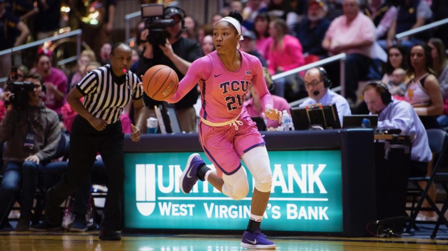 Guard Lauren Heard recorded a career-high eight steals for TCU. Photo courtesy of GoFrogs.com