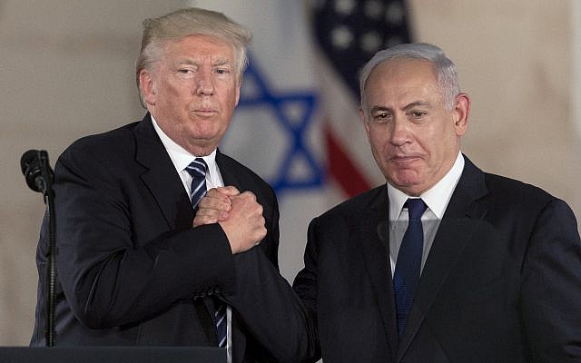 President+Donald+Trump+and+Prime+Minister+Benjamin+Netanyahu.+%28AP%2FSebastian+Scheiner%29