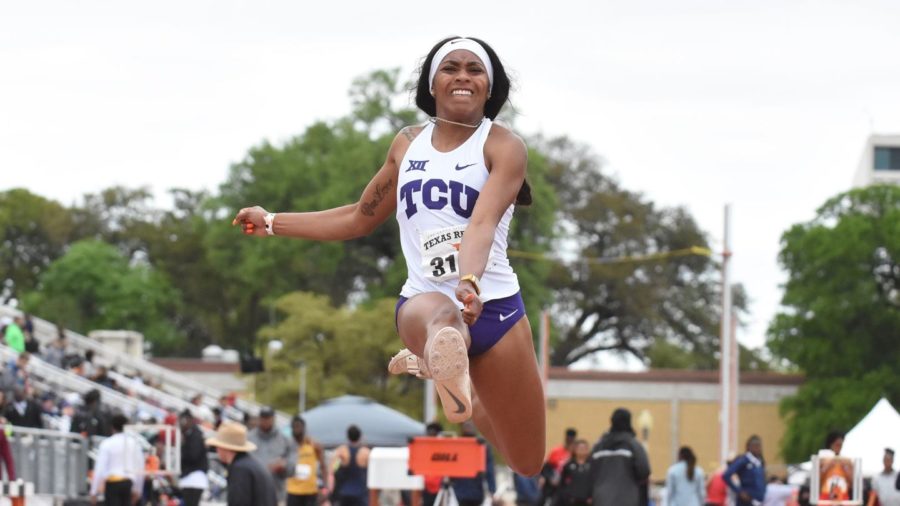 Track and field competed at the Texas Relays this week. Image courtesy of gofrogs.com