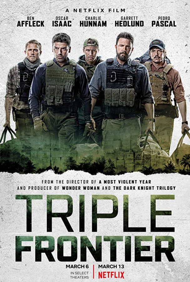 Official poster for Triple Frontier on Netflix. (Photo courtesy of IMDb.)