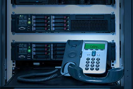  Example of an on-premise phone system like the one TCU currently has. 
Photo Cred: wahaya.com
