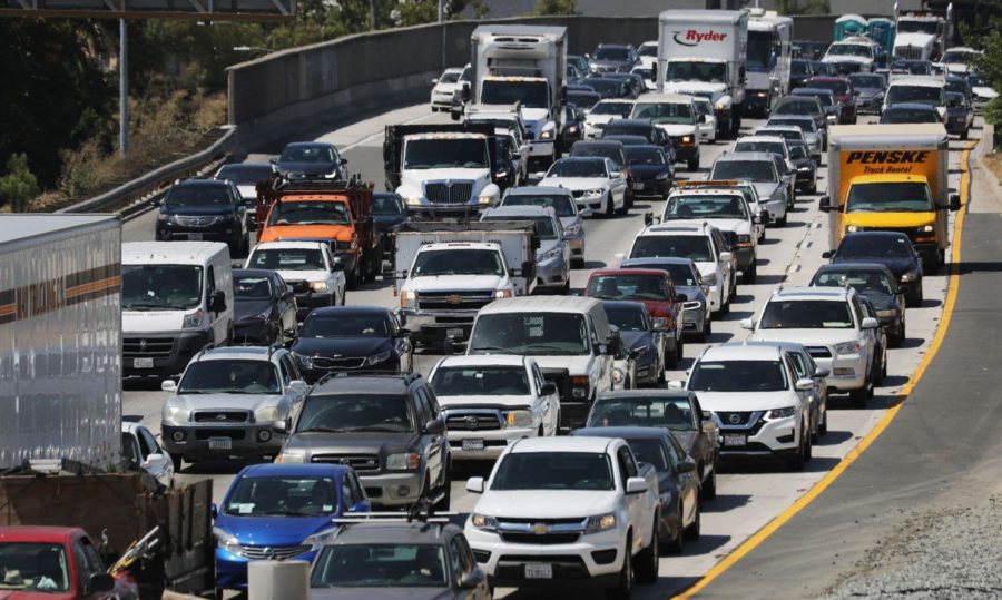 Trump revokes Californias limitation on auto emissions.  (AP Images) 
