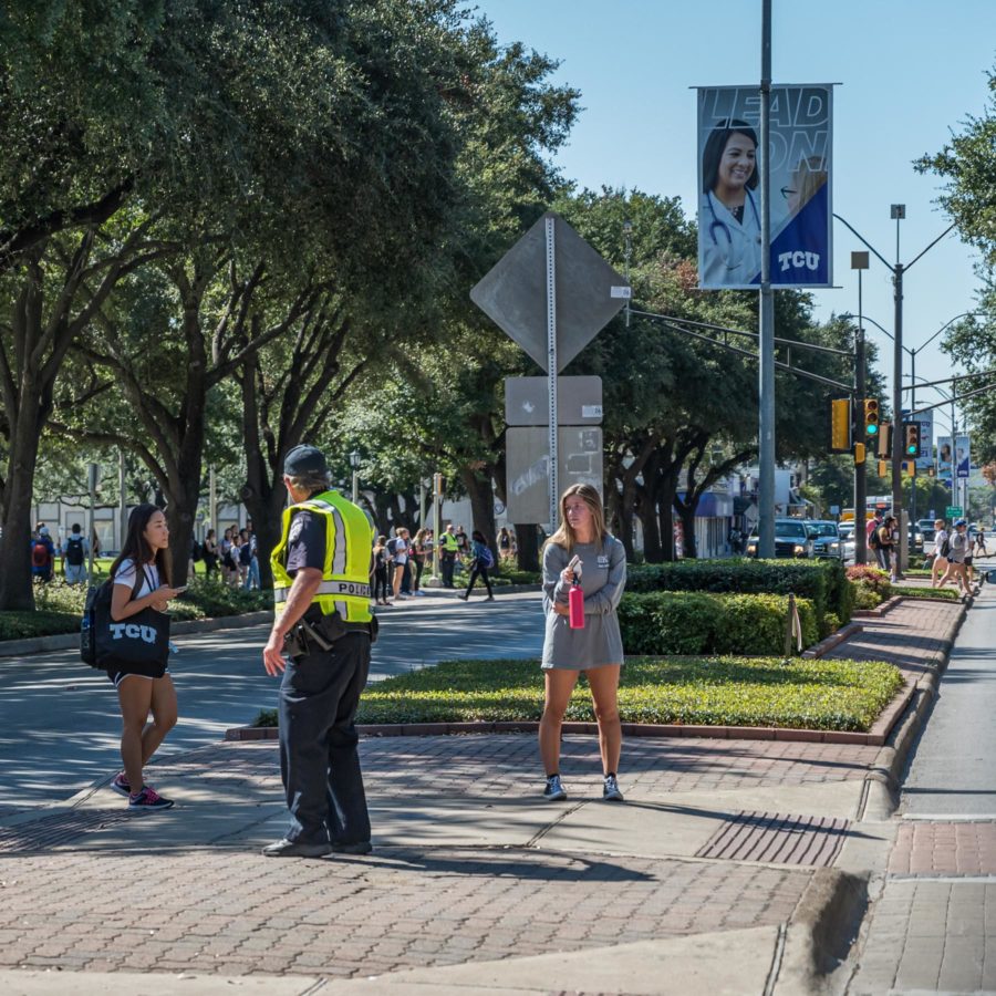 TCU addresses pedestrian safety