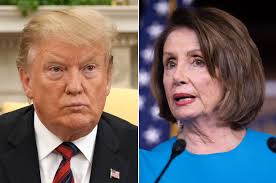 With growing calls for his impeachment and concerns within his own party, President Trump and Speaker Pelosi are entwined in a political battle that will test the resolve of the nation. (Photo courtesy of NY Post) 
