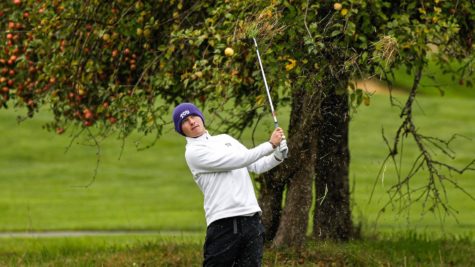 Gustav Frimodt battles the cold weather at the Nike Collegiate Invitational. Photo Courtesy of GoFrogs.com