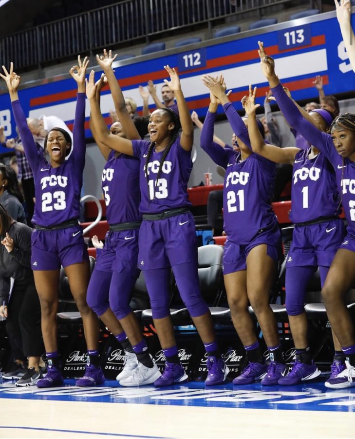 TCU now has six straight wins over SMU. Photo Courtesy of TCU Womens Basketball Instagram