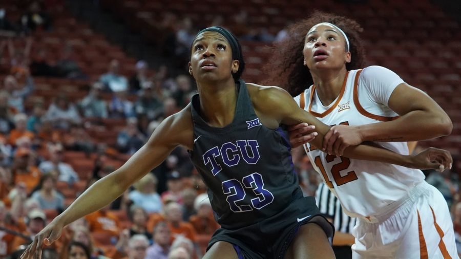 Lauren+Berry+helped+lead+the+Horned+Frogs+victory+over+the+Longhorns.+Photo+Courtesy+of+GoFrogs.com