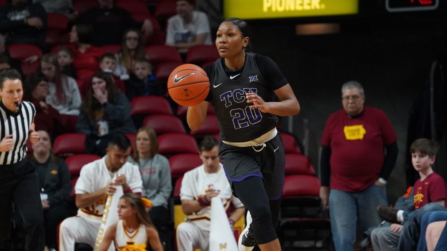 Lauren Heard had 25 points in the win over Iowa State. Photo Courtesy of GoFrogs.com