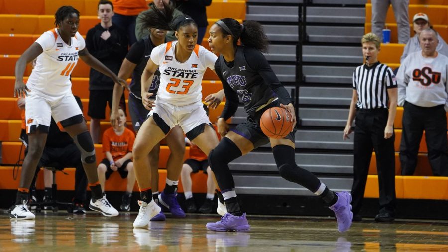 Jayde Woods scored a career-high in points to lead the Horned Frogs to victory. Photo Courtesy of GoFrogs.com