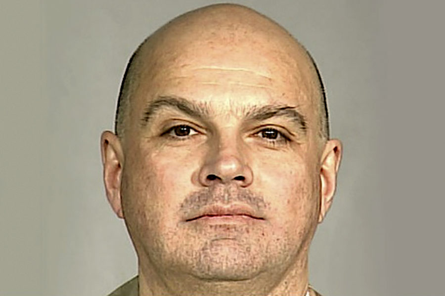 This undated photo provided by the U.S. Attorneys office shows Lawrence Ray, an ex-convict known for his role in a scandal involving former New York police commissioner Bernard Kerik. Ray was charged Tuesday, Feb. 11, 2020, with federal extortion and sex trafficking charges involving a group of students at Sarah Lawrence College. (U.S. Attorneys office via AP)