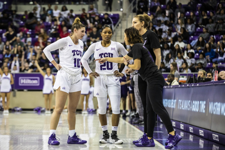 TCU pushed its record to 16-4 overall and 7-2 in the conference standings. Photo Courtesy of Heesoo Yang.