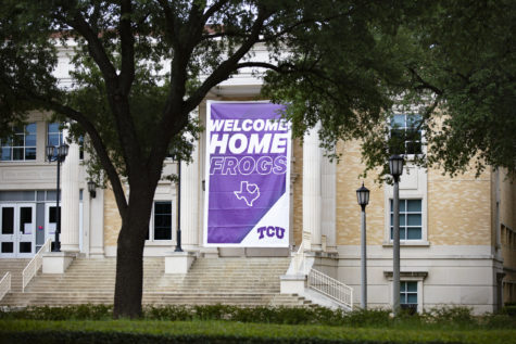 TCU welcomed students home amid the pandemic.
(Heesoo Yang/Staff Photographer)