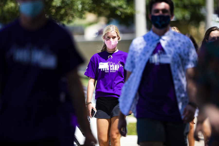 At least one student at TCU has tested positive for COVID-19 twice. (Heesoo Yang/Staff Photographer)