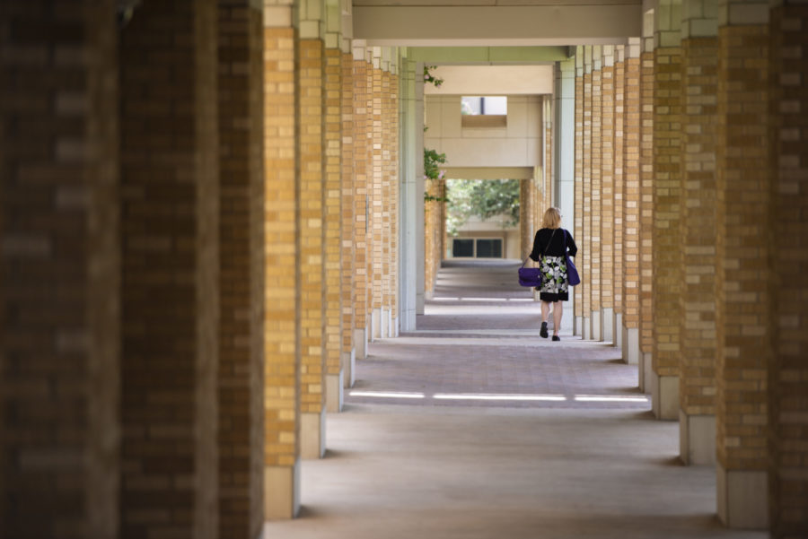 The TCU campus has been more empty than usual this year. (Heesoo Yang/Staff Photographer)