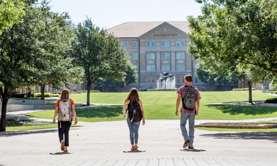 COVID-19 has had a direct impact at TCU as fewer faces are seen around campus this fall. (Photo courtesy of TCU connected campus website) 