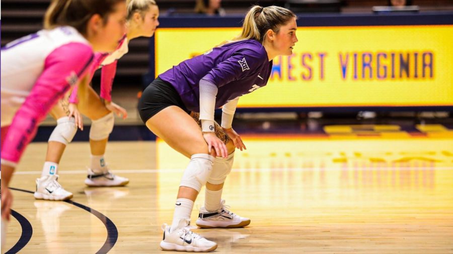 TCU lost twice to West Virginia in their third series match of the Big 12 season. (Photo courtesy of GoFrogs.com) 
