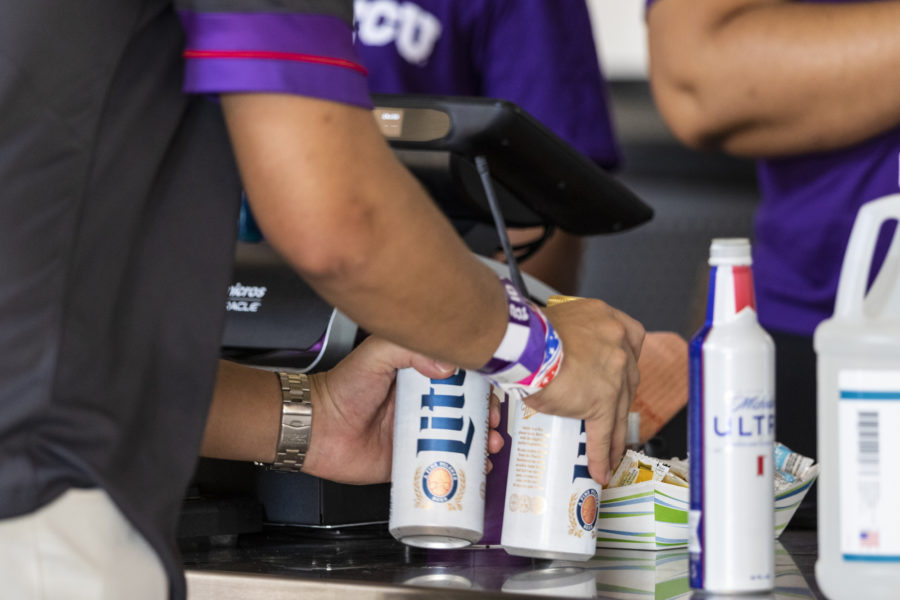 Alcohol at a football game