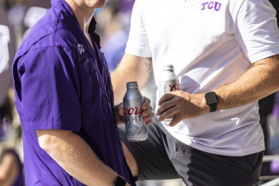 Alcohol at a football game