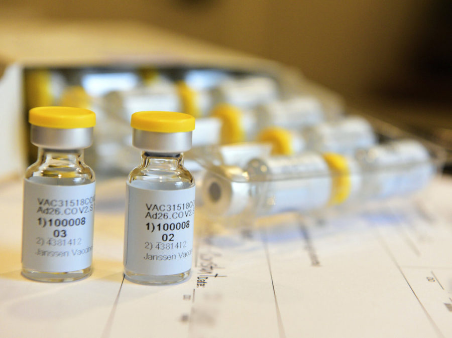 This September 2020 photo provided by Johnson & Johnson shows a single-dose COVID-19 vaccine being developed by the company. A late-stage study of Johnson & Johnson’s COVID-19 vaccine candidate has been paused while the company investigates whether a study participant’s “unexplained illness” is related to the shot, the company announced Monday, Oct. 12, 2020. (Cheryl Gerber/Courtesy of Johnson & Johnson via AP, File)