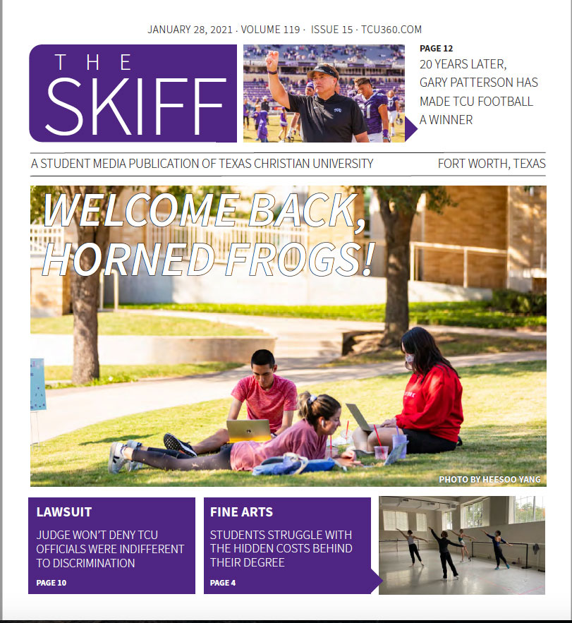 The Skiff cover for Jan. 28 2021