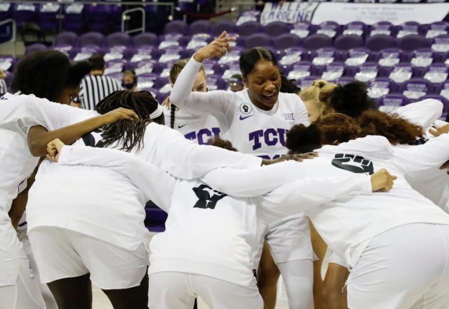 TCU falls to 8-12 with the loss against Oklahoma. Photo Courtesy of GoFrogs.com