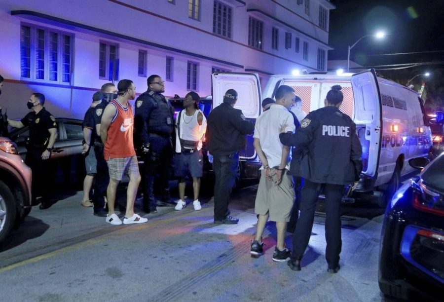 Tourists and hotel guests are being told to stay indoors during the curfew hours. (Pedro Portal/Miami Herald via AP)