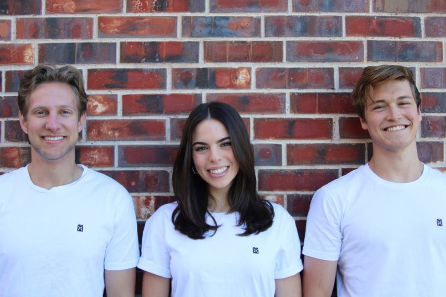 Students Brennan Holt, Cassie Trosino and Hayden Hite are the founders of Liters for Life. (Photo courtesy Brennan Holt)