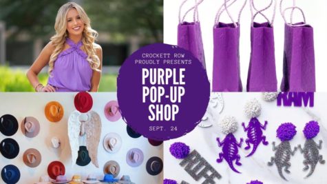 Crockett Row at West 7th is hosting a Purple Pop-Up Shop on Friday, September 24, from noon to 7 p.m., at 2959 Crockett Street (Crockett Row Marketing).