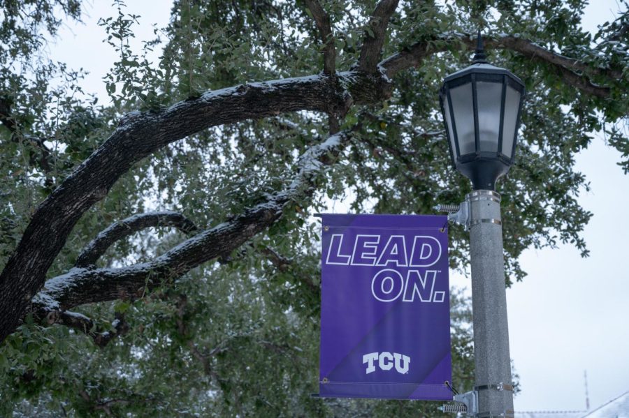 The TCU campus stays closed until Saturday, Feb. 3 at noon. Tarrant County is enduring cold weather with wind chill of 3 degrees fahrenheit. (JD Pells/TCU 360)
