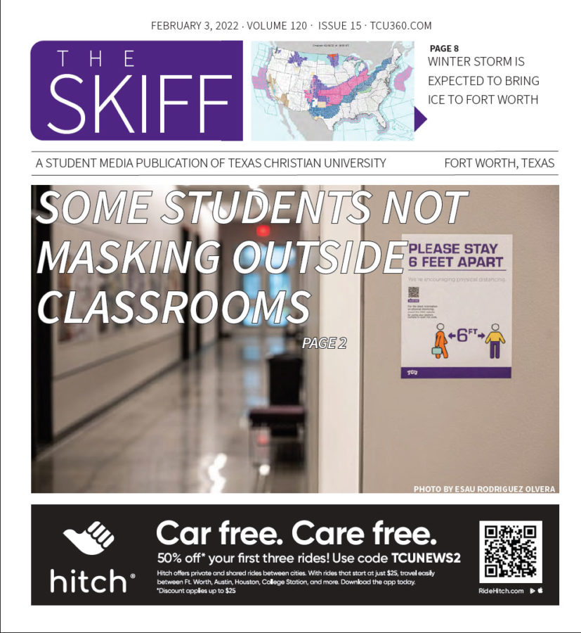The cover of the Feb. 2, 2022, edition of The Skiff