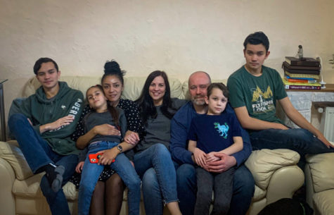 Raya Shelashska and her family in Ukraine. Courtesy of Raya Shelashska