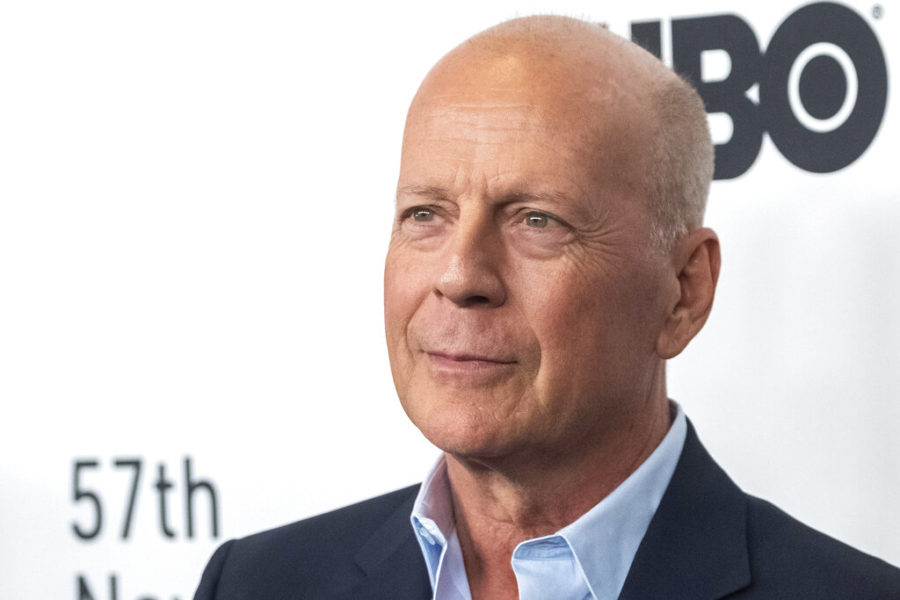 FILE - Bruce Willis attends a movie premiere in New York on Friday, Oct. 11, 2019. A brain disorder that leads to problems with speaking, reading and writing has sidelined Willis and drawn attention to aphasia, a little-known condition that has many possible causes. (Photo by Charles Sykes/Invision/AP, File)