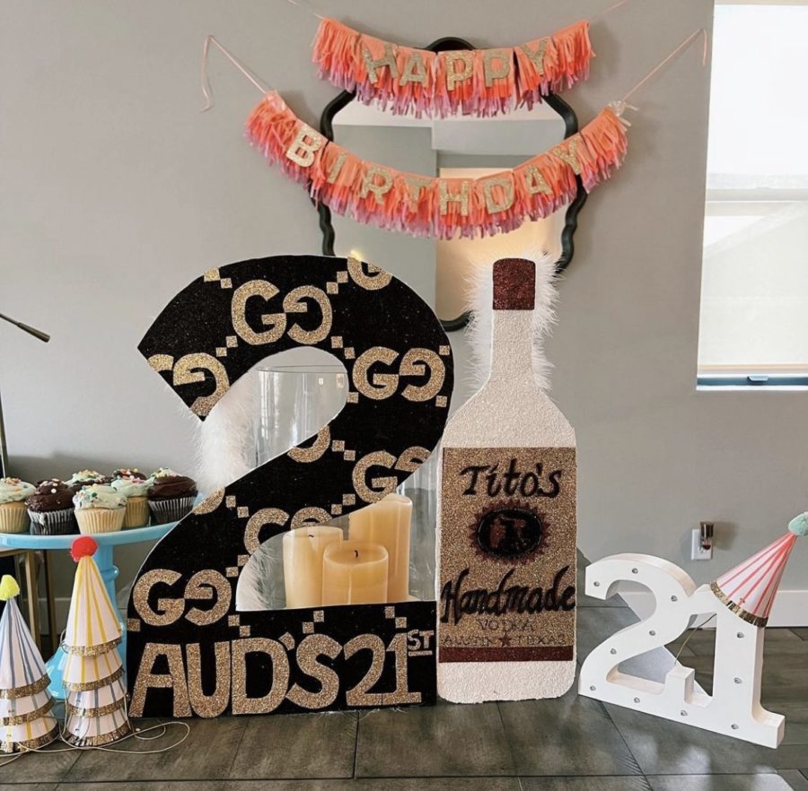 Party decorations made by Kaitlyn Snider. (Photo courtesy of Kaitlyn Snider)
