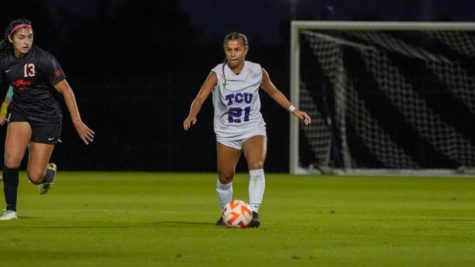 Camryn Lancaster recorded the first goal for the Horned Frogs (photo courtesy of gofrogs.com)