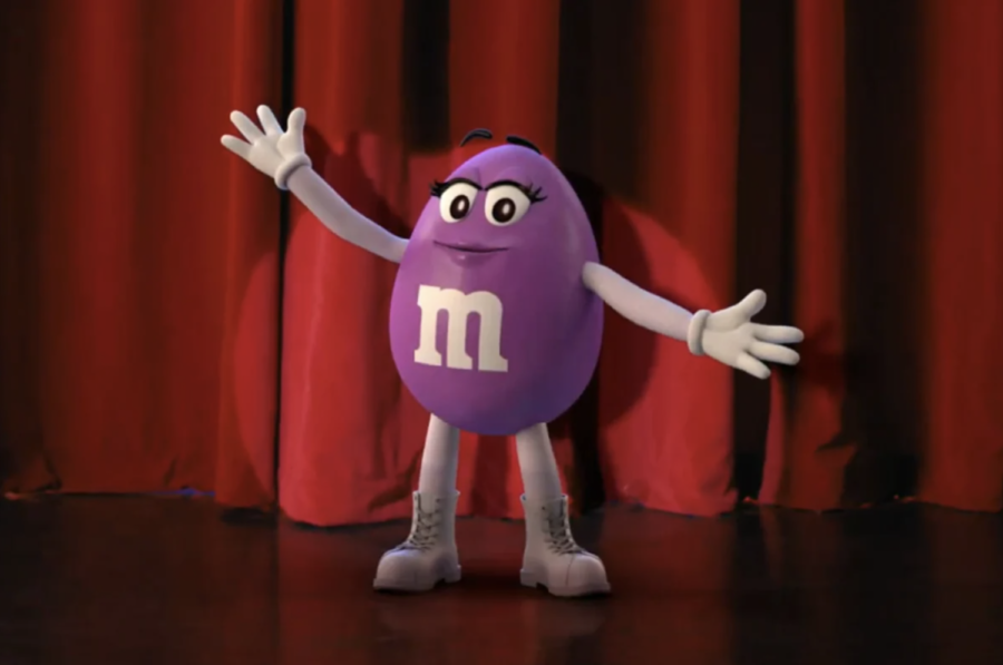Mars has revealed the purple M&M. (Photo courtesy of Mars Wrigley, @mmschocolate on Twitter)