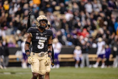 Perry during time playing at the University of Colorado (Photo courtesy of Mark Perry)