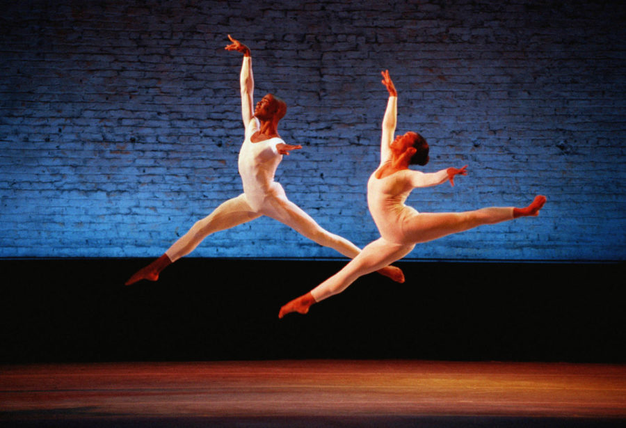 Dancers perform in " Ailey at the Apollo" Tuesday, May 10, 1994 at the historic Apollo Theare in Harlem, New York.  Members of the Alvin Ailey Repertory Ensemble, Alvin Ailey American Dance Center, and Alvin Ailey American Dance Theater,  joined guest stars including Ruby Dee, and Ossie Davis and Max Roach.    The event is celebrating the 35th anniversary of the Dance Theater,  the 20th anniversary of the Repertory Ensemble, and the 25th anniversary of the American Dance Center.   (AP Photo/Kathy Willens)