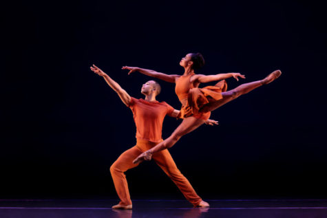Dance Theatre of Harlem company members performing a piece titled Higher Ground. (Photo courtesy of Dance Theatre of Harlem)