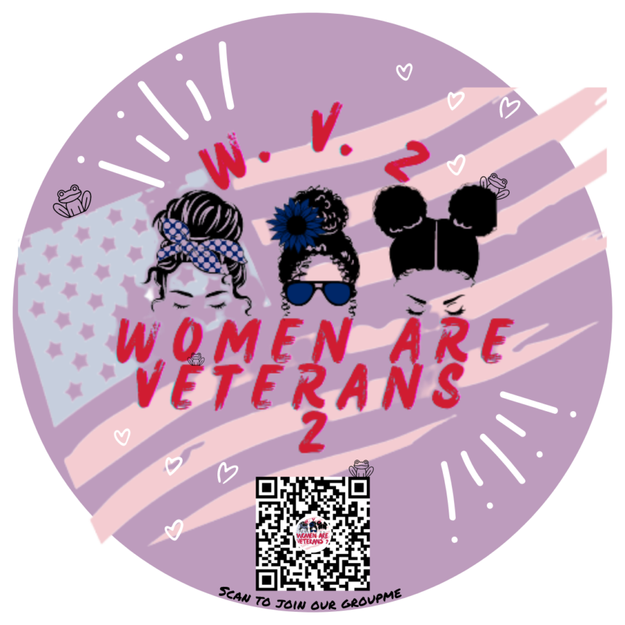 Women are Veterans 2 logo created by Holly McLaughlin