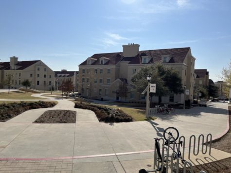 A photo of Greek Village, where the formal recruitment process takes place. (Ryan Thorpe/Staff Writer)
