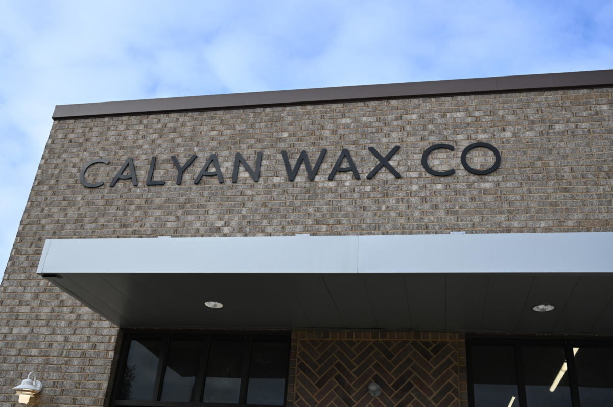Calyan Wax Co.s storefront in Fort Worth, Texas.