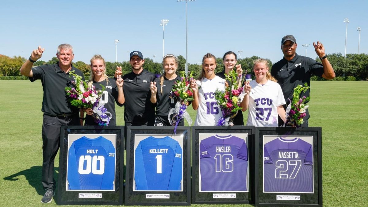 TCU+soccer+celebrated+Senior+Day+with+a+3-1+win+over+Stephen+F.+Austin%2C+the+Frogs+last+non-conference+game+of+the+season.+Photo+courtesy+of%3A+gofrogs.com