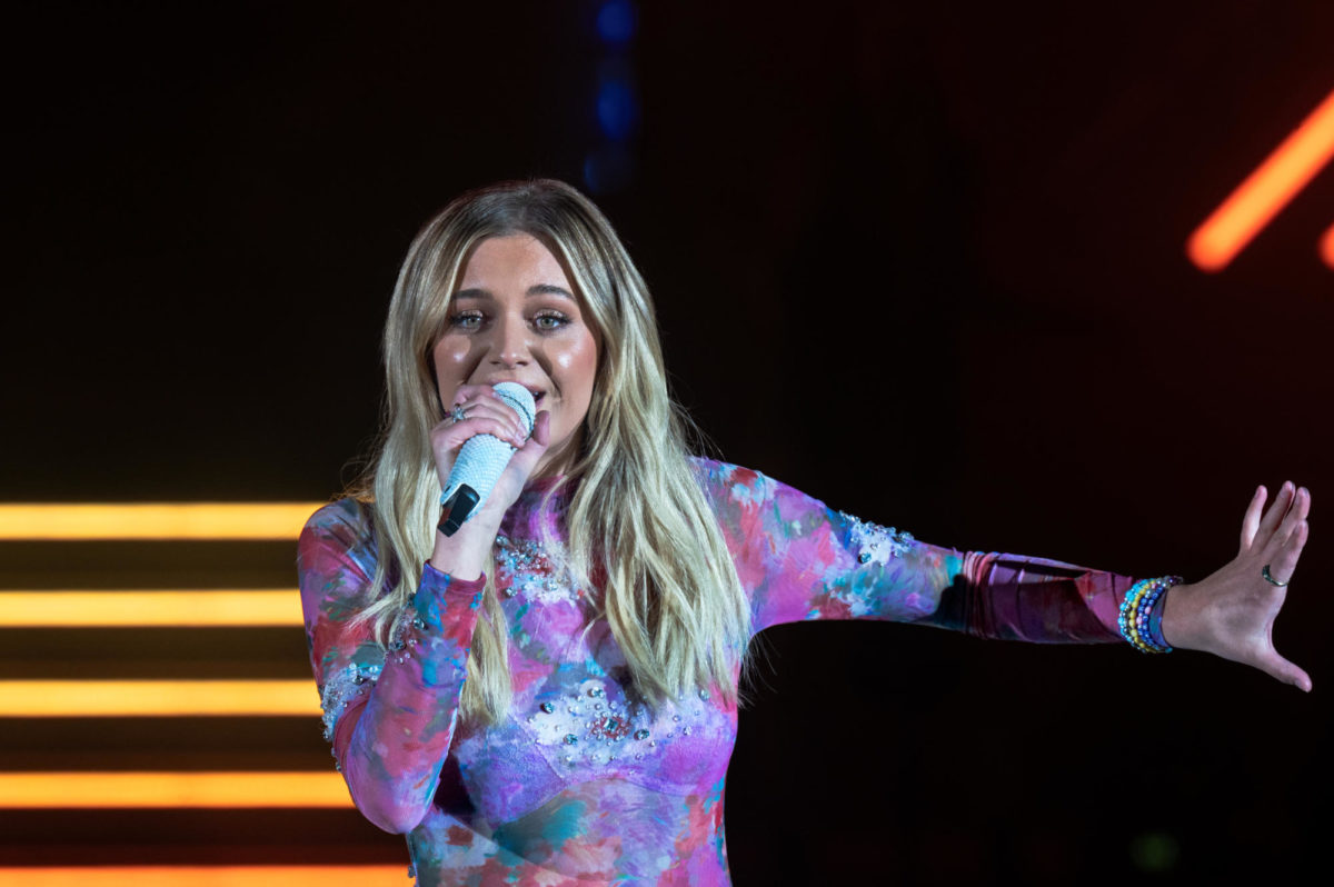 Kelsea Ballerini performs a concert for “FrogFest” at the Texas Christian University campus commons, Oct. 14, 2023. Ballerini’s appearance at TCU was the first time she’s performed since July, 2023. (TCU 360/ Shane Manson)