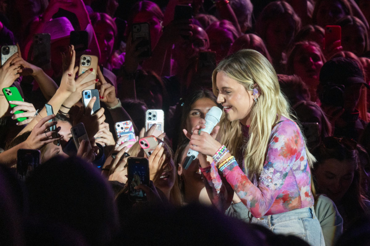 Kelsea Ballerini performs a concert for “FrogFest” at TCU for Homecoming Week 2023. (TCU 360/ Shane Manson)
