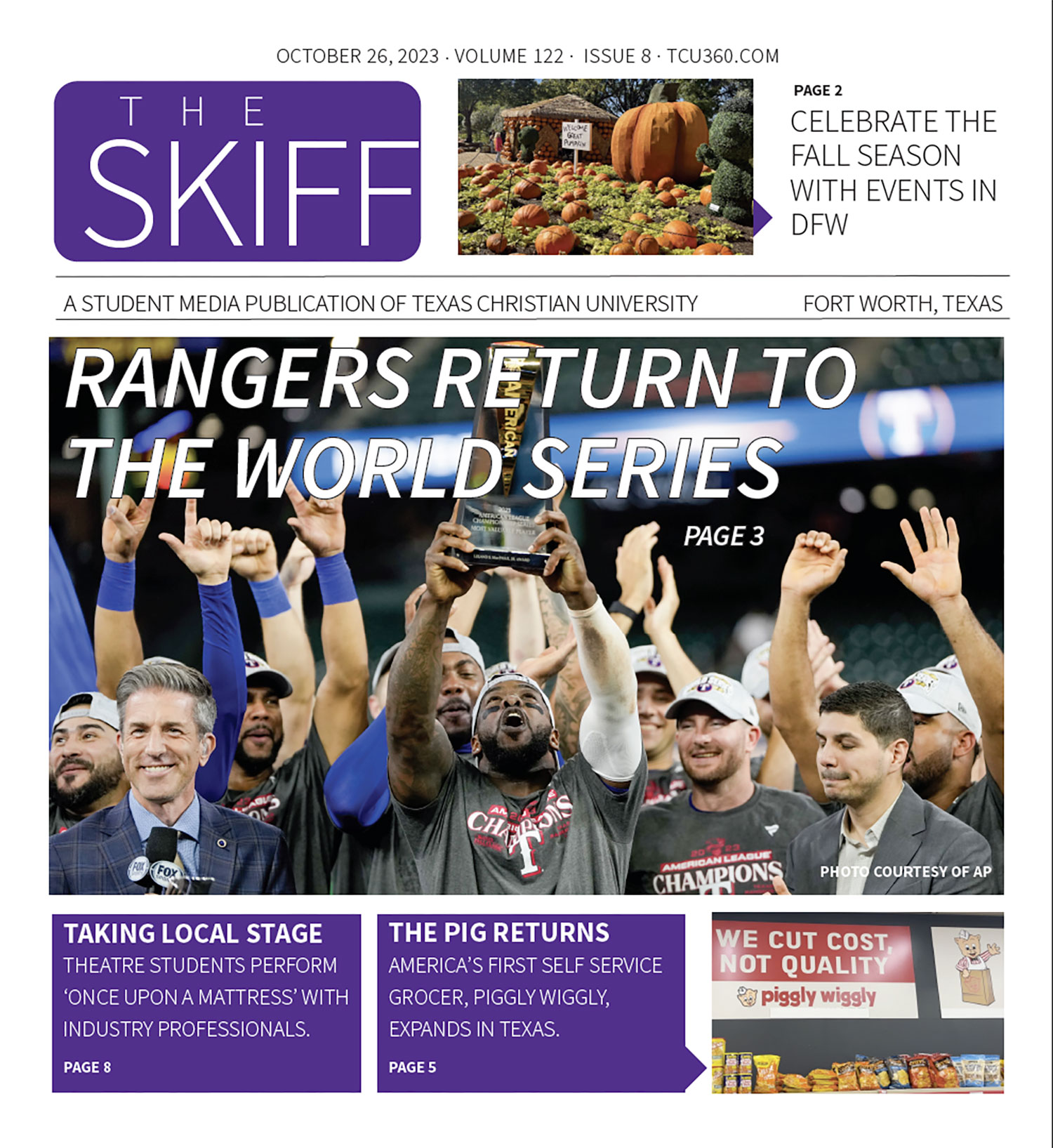 The Skiff: Rangers return to the World Series