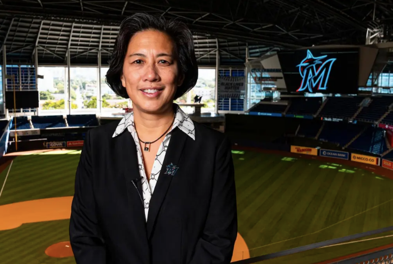 Former Marlins General Manager Kim Ng. 