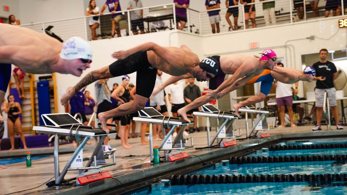 TCU Swim and Dive finish the first half of the season on a high note