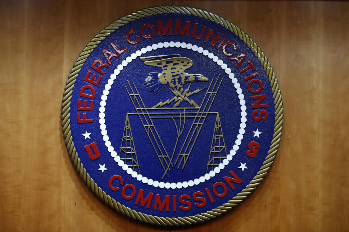 The+seal+of+the+Federal+Communications+Commission+%28FCC%29+is+seen+before+an+FCC+meeting+to+vote+on+net+neutrality+in+Washington%2C+Thursday%2C+Dec.+14%2C+2017.