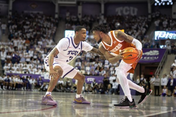 Frogs drop last conference regular season game against Texas 77-66